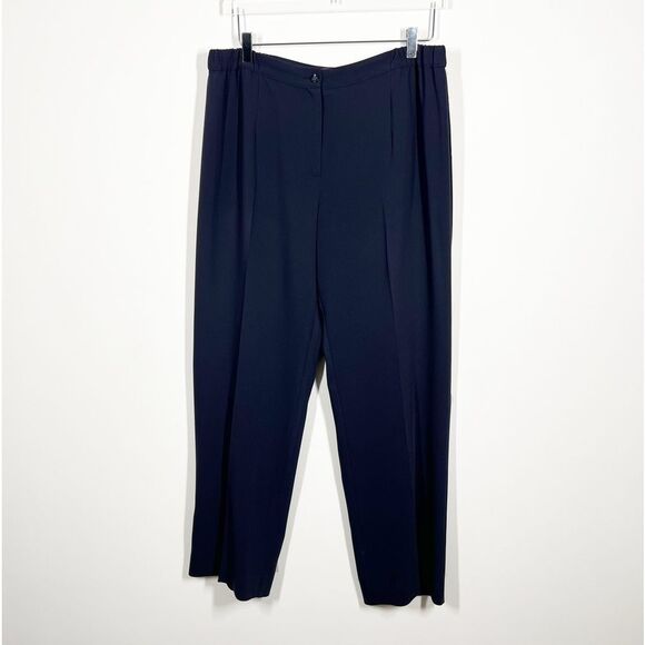 Marina Rinaldi Women´s Size 14W Navy Blue Dress Pants...